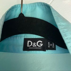 Dolce & Gabbana ✨ turquoise sheer blouse
